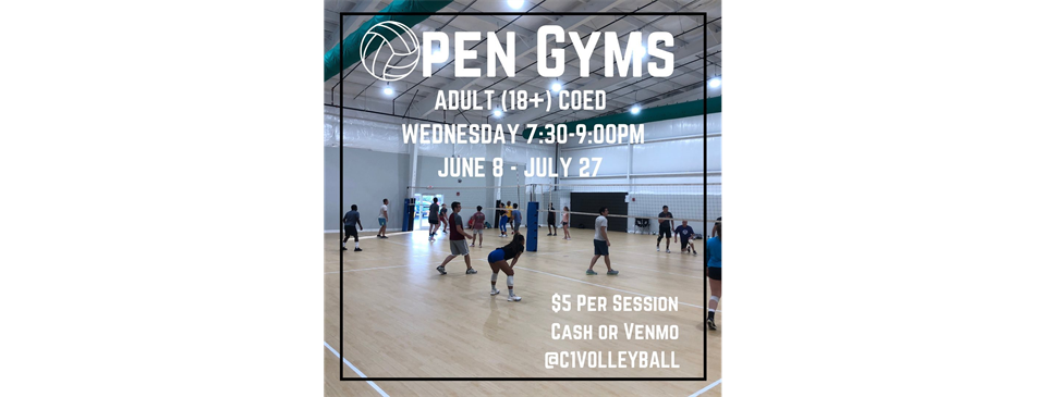 Summer Adult Coed Open Gyms