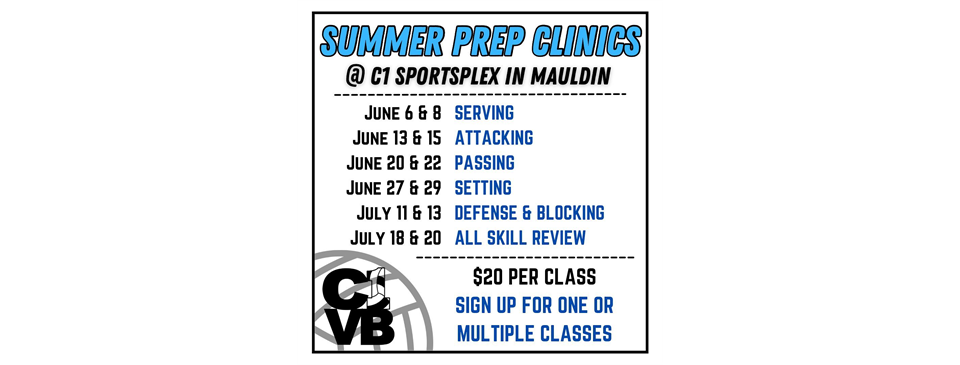 Summer Prep Clinics: Middle School