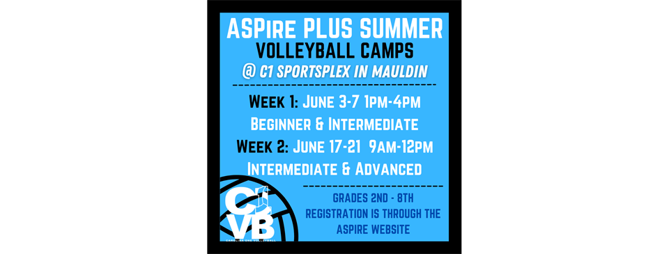 Summer 2024 - ASPire Plus Volleyball Camp