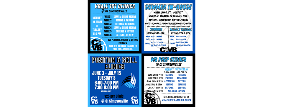 Summer 2025 - Beginner & Intermediate Athletes